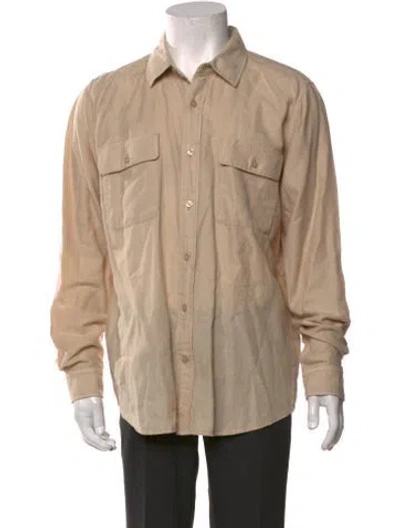 Pre-owned Outerknown Long Sleeve Shirt In Brown