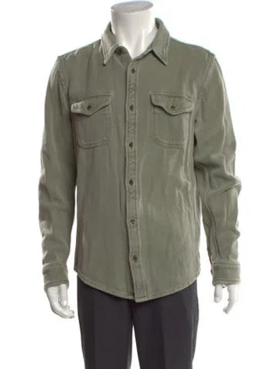 Pre-owned Outerknown Long Sleeve Shirt In Green
