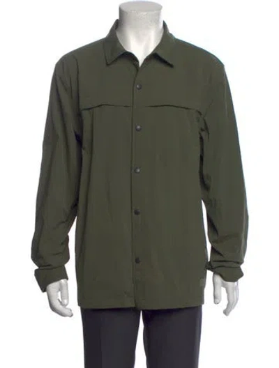 Pre-owned Outerknown Long Sleeve Shirt In Green