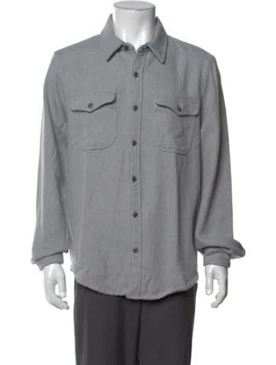 Pre-owned Outerknown Long Sleeve Shirt In Grey