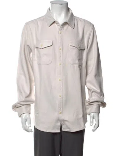 Pre-owned Outerknown Long Sleeve Shirt In Neutrals