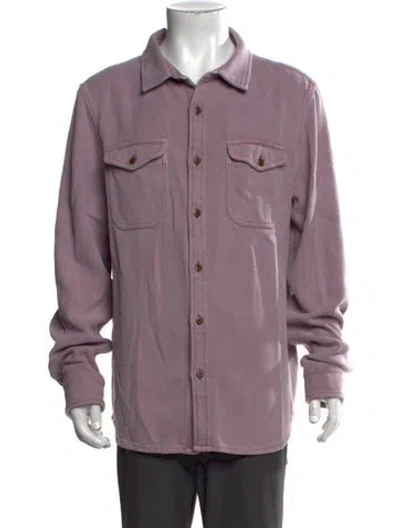 Pre-owned Outerknown Long Sleeve Shirt In Purple