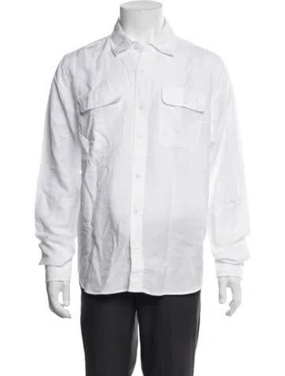 Pre-owned Outerknown Long Sleeve Shirt In White