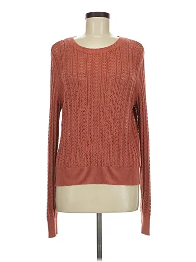 Pre-owned Outerknown Long Sleeve T-shirt In Brown