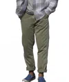 Outerknown Men's Nomad Chino In Faded Olive In Yellow