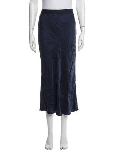 Pre-owned Outerknown Midi Length Skirt In Blue
