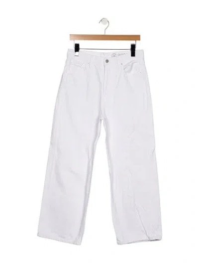Pre-owned Outerknown Mid-rise Straight Leg Jeans In Blue
