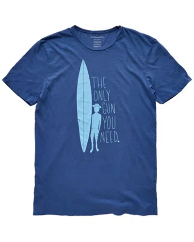 Outerknown Only Gun You Need T-shirt In Blue