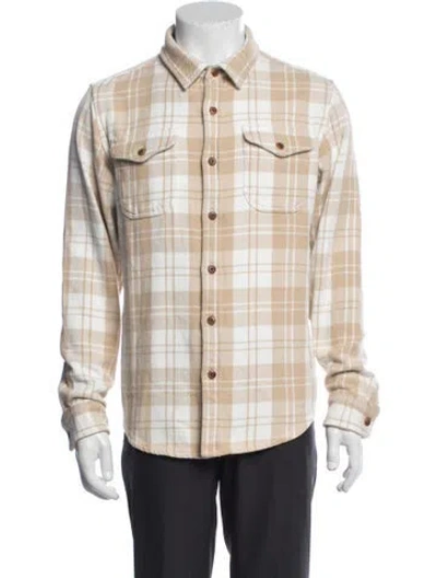 Pre-owned Outerknown Plaid Print Jacket In Multicolor