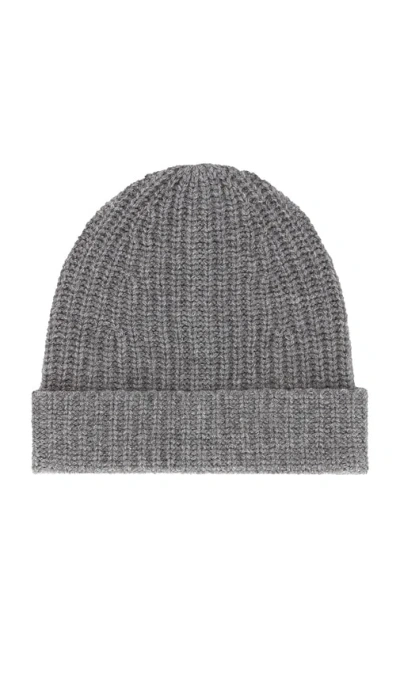 Outerknown Reimagine Cashmere Beanie In Heather Grey