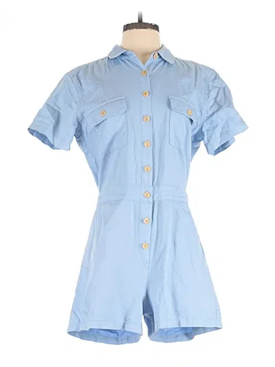 Pre-owned Outerknown Romper In Blue