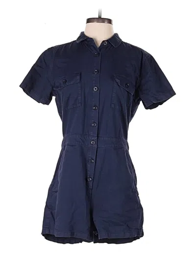 Pre-owned Outerknown Romper In Blue