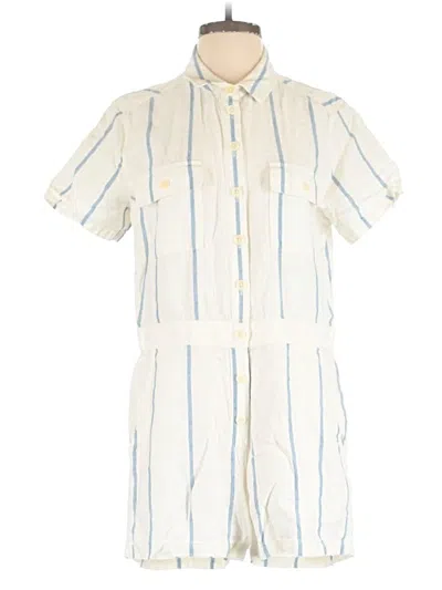 Pre-owned Outerknown Romper In Ivory