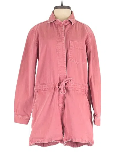 Pre-owned Outerknown Romper In Pink
