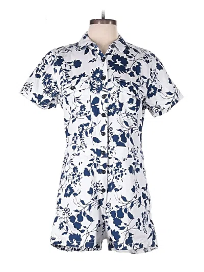 Pre-owned Outerknown Romper In White