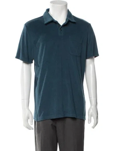 Pre-owned Outerknown Short Sleeve Shirt In Blue