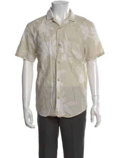 Pre-owned Outerknown Short Sleeve Shirt In Neutral