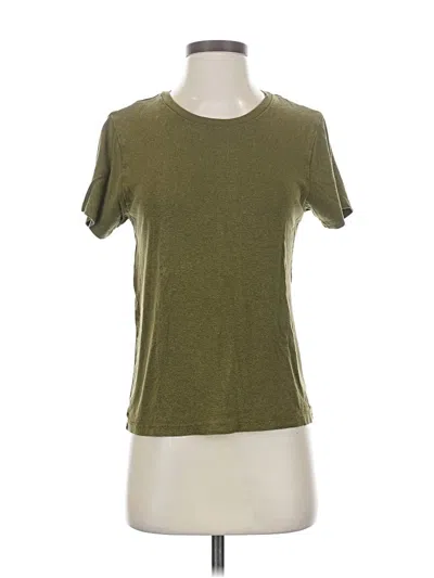 Pre-owned Outerknown Short Sleeve T-shirt In Green