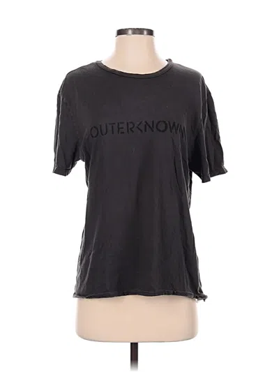 Pre-owned Outerknown Short Sleeve T-shirt In Black