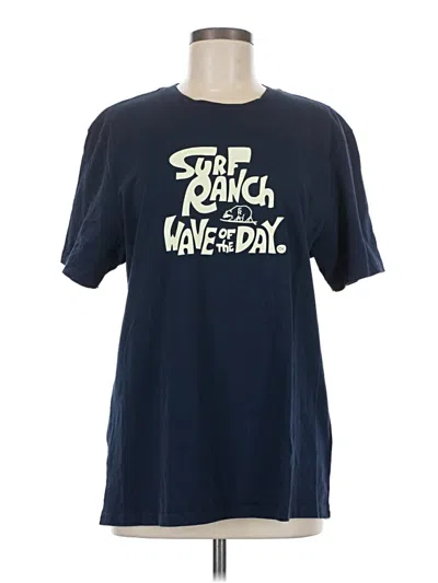 Pre-owned Outerknown Short Sleeve T-shirt In Blue