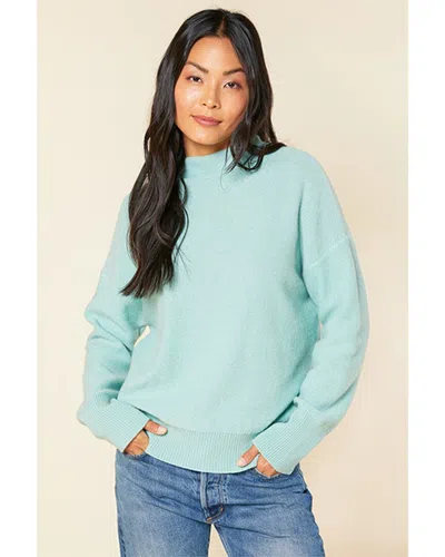Outerknown Sigourney Wool-blend Sweater In Blue