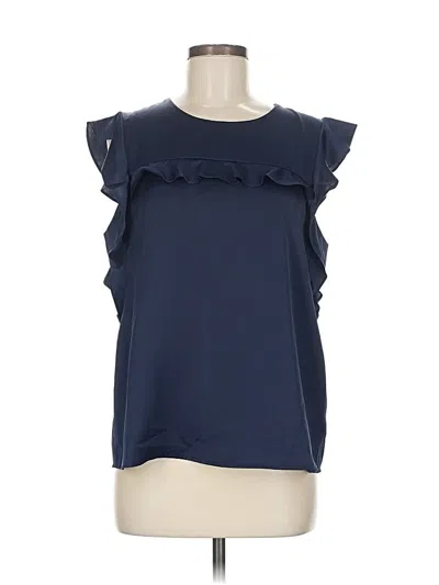 Pre-owned Outerknown Sleeveless Blouse In Blue