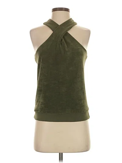 Pre-owned Outerknown Sleeveless Blouse In Green