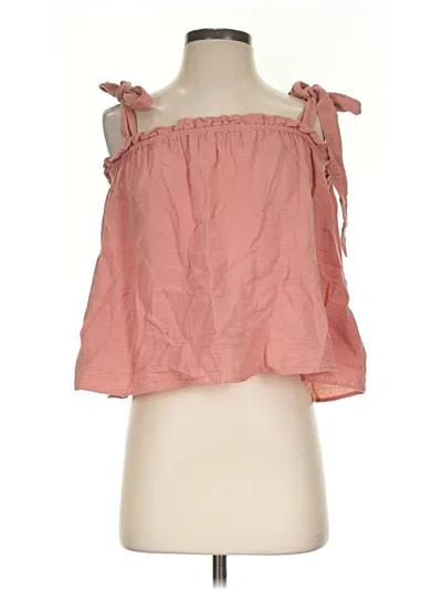 Pre-owned Outerknown Sleeveless Blouse In Pink