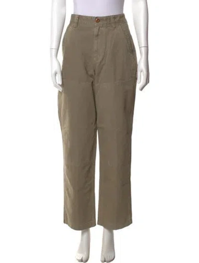 Pre-owned Outerknown Straight Leg Pants W/ Tags In Green