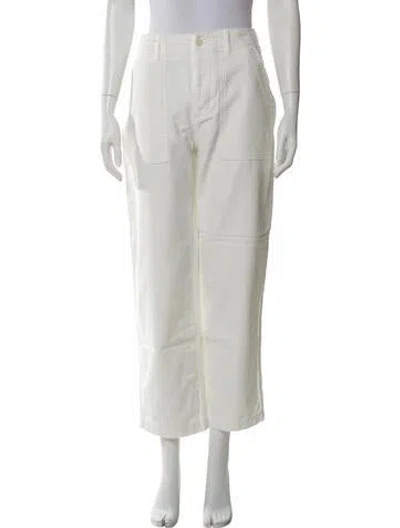 Pre-owned Outerknown Straight Leg Pants In White