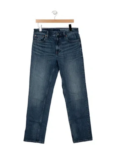 Pre-owned Outerknown Straight-leg Jeans In Blue