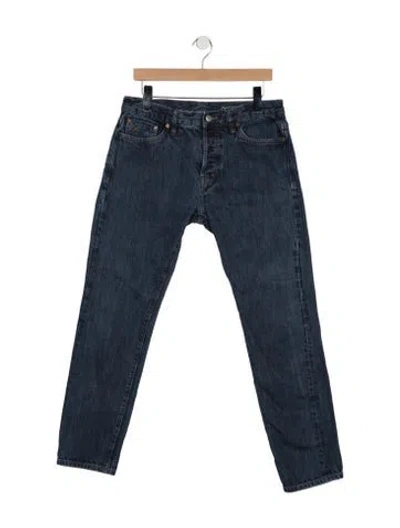 Pre-owned Outerknown Straight-leg Jeans In Blue