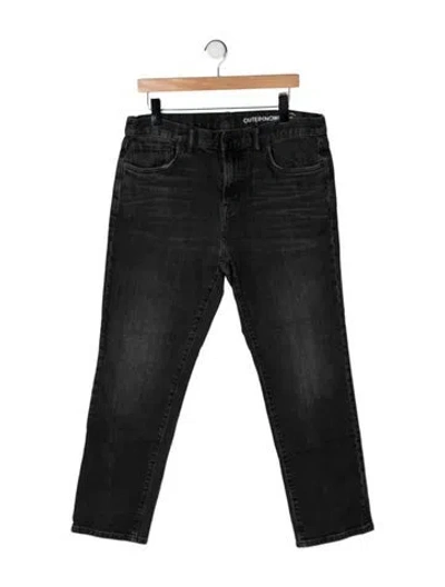 Pre-owned Outerknown Straight-leg Jeans In Grey