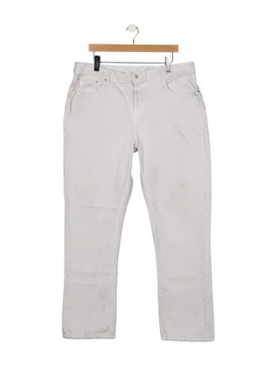 Pre-owned Outerknown Straight-leg Jeans In White