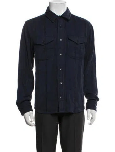 Pre-owned Outerknown Striped Jacket In Black