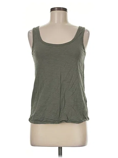 Pre-owned Outerknown Tank Top Green Strapless Neckline Tops