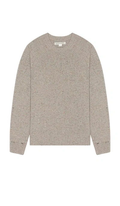 Outerknown Tomales Donegal Sweater In Grey