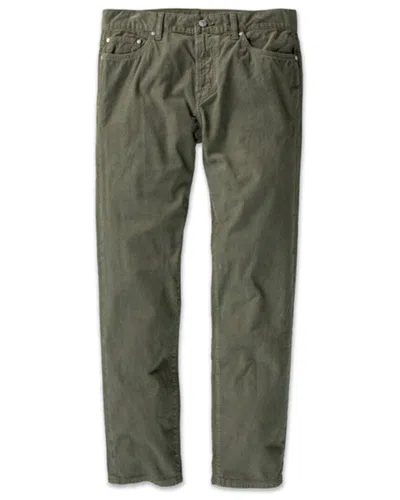Outerknown Townes 5-pocket Cord Pant In Green