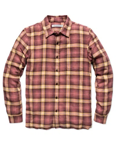 Outerknown Transitional Flannel Shirt In Brown