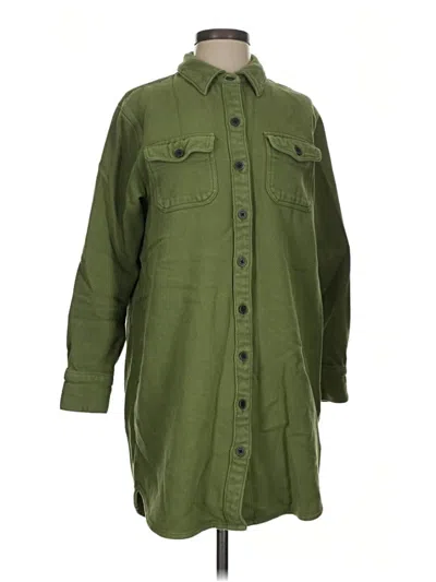 Pre-owned Outerknown Trenchcoat In Green