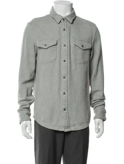 Pre-owned Outerknown Trucker Jacket In Gray
