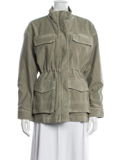 Pre-owned Outerknown Utility Jacket In Green
