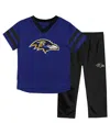 Outerstuff 2-piece Toddler Baltimore Ravens T-shirt And Pants Set In Blue