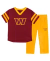 Outerstuff 2-piece Toddler Washington Commanders T-shirt And Pants Set In Yellow