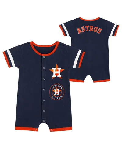 Outerstuff Baby Boys And Girls 2-piece Navy Houston Astros Double Hit Coverall Set