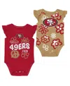 Outerstuff Baby Boys And Girls 2-piece San Francisco 49ers The Sunshine Bodysuit Set In Multi