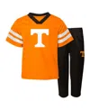 Outerstuff Baby Boys And Girls 2-piece Tennessee Volunteer Red Zone Jersey And Pants Set In Multi