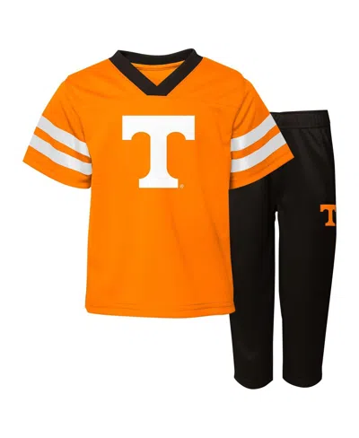Outerstuff Kids' Baby Boys And Girls 2-piece Tennessee Volunteer Red Zone Jersey And Pants Set In Multi