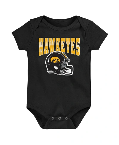 Outerstuff Baby Boys And Girls Black Iowa Hawkeyes New Horizon Bodysuit