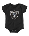 Outerstuff Baby Boys And Girls Black Las Vegas Raiders Team Logo Bodysuit In Black